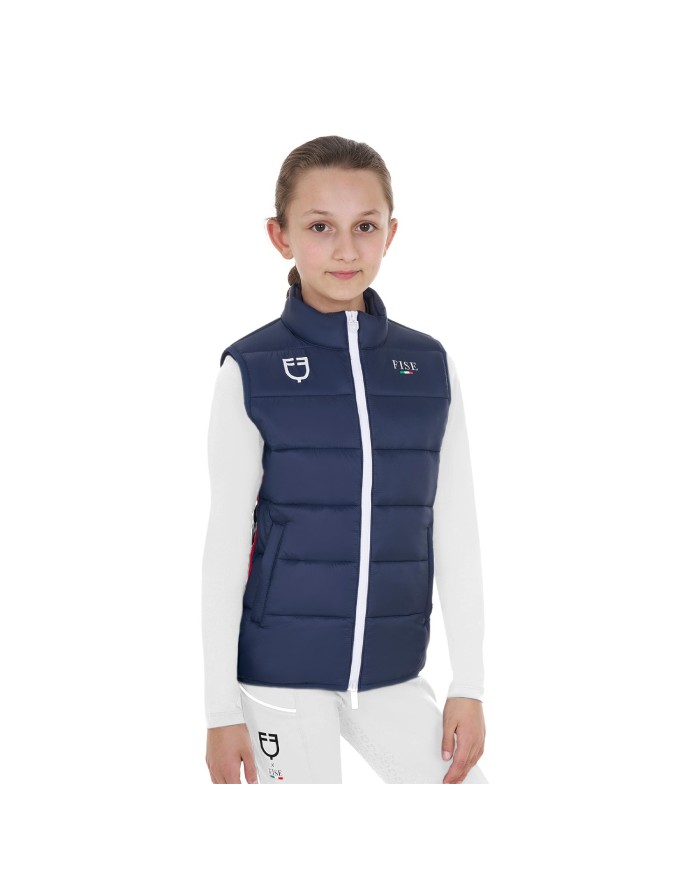 KID S DOWN VEST EQUESTROxFISE