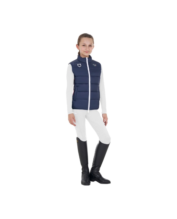 KID S DOWN VEST EQUESTROxFISE