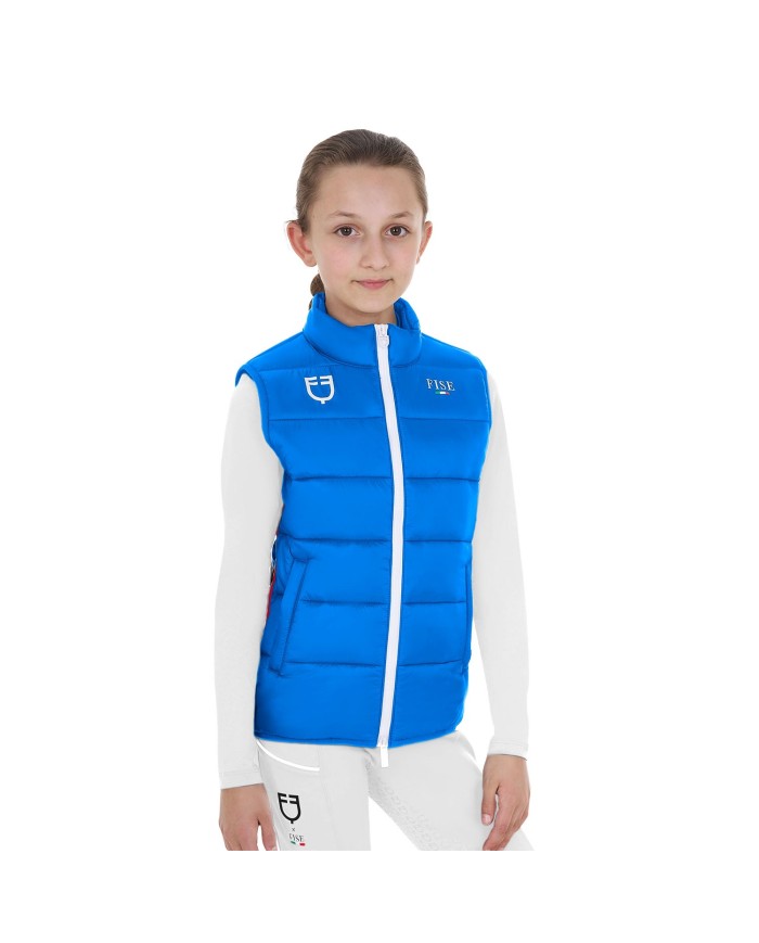 KID S DOWN VEST EQUESTROxFISE