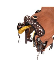 COW HORSE SADDLE RANCH STARLINGHT WITH ROUGHOUT SEAT