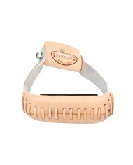 BARREL WESTERN STIRRUPS W/COVERED BENCH