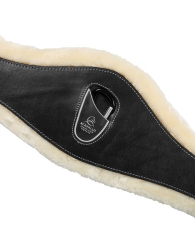 Sottopancia salto pelle montone sintetico removibile Sottopancia salto pelle montone sintetico removibile