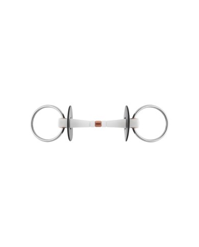 NATHE LOOSE RG.SN.20MM FLEX.M.MOUTH W.COPPER MIDDLE LINK 70MM RG.