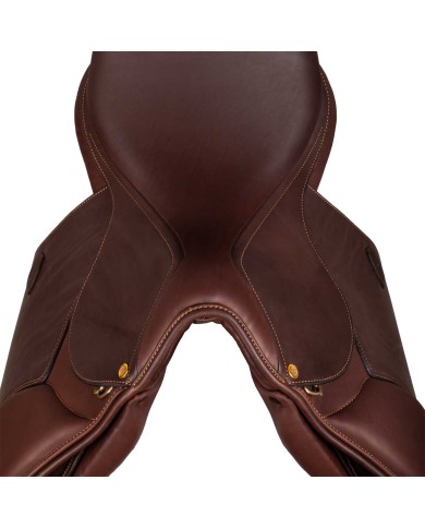 BERNINI ALL PORPOSE SADDLE - LATEX PANELS - DOUBLE LEATHER PLUS
