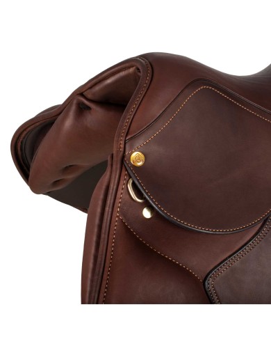 BERNINI ALL PORPOSE SADDLE - LATEX PANELS - DOUBLE LEATHER PLUS