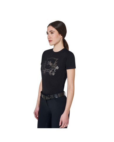 WOMEN S LAMINA HORSE CLUB COTTON T-SHIRT