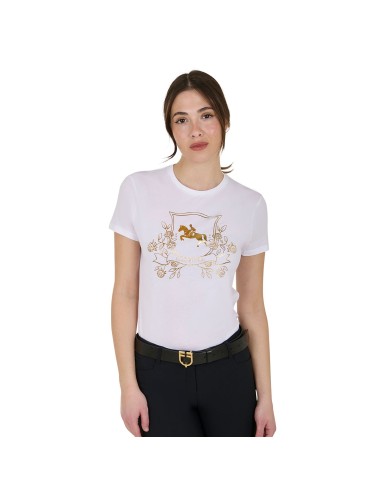 WOMEN S LAMINA HORSE CLUB COTTON T-SHIRT