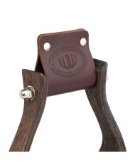 WESTERN WOODEN STIRRUPS WITH NON-SLIP TREADS