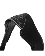 LEATHER HALTER W/ERGONOMIC POLLGUARD - CALFSKIN LINING