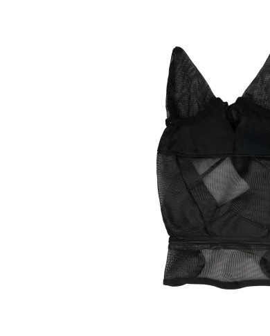 MASCHERA ANTIMOSCHE PVC C/COPRIORECCHIE E ZIP