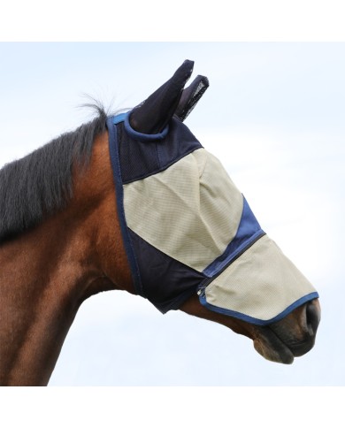 MASCHERA ANTIMOSCHE PVC C/COPRIORECCHIE E ZIP
