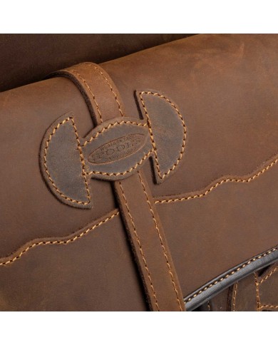 LEATHER SADDLE BAG