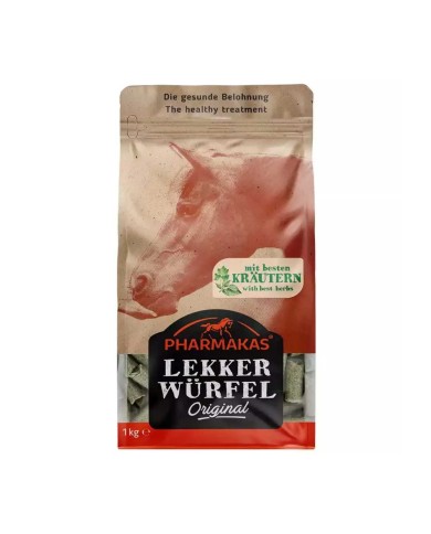 PHARMAKAS LEKKERWURFEL HERBS 1KG