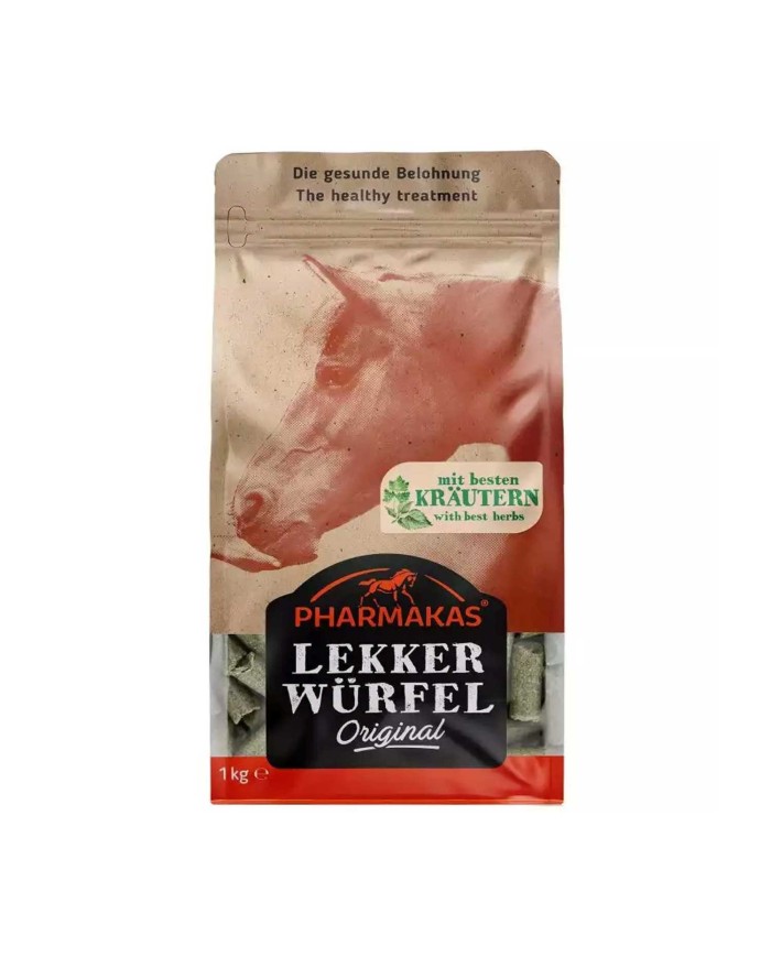 PHARMAKAS LEKKERWURFEL HERBS 1KG