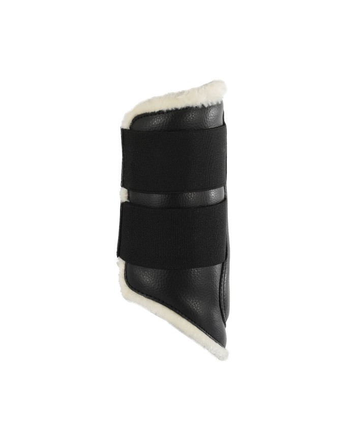 ECO-LEATHER FRONT BRUSHING HORSE BOOTS W/DOUBLE FASTENING
