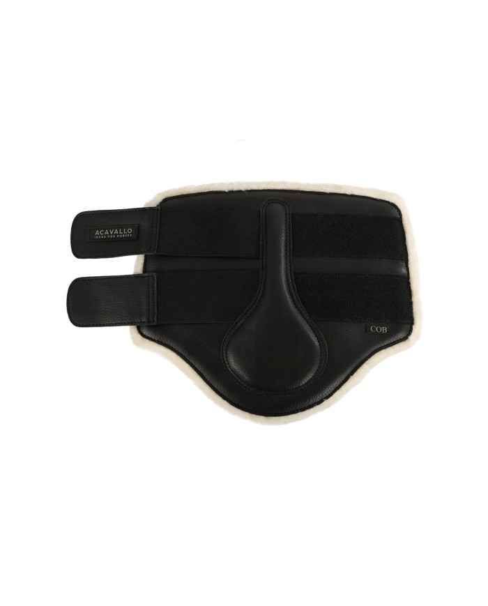 ECO-LEATHER FRONT BRUSHING HORSE BOOTS W/DOUBLE FASTENING