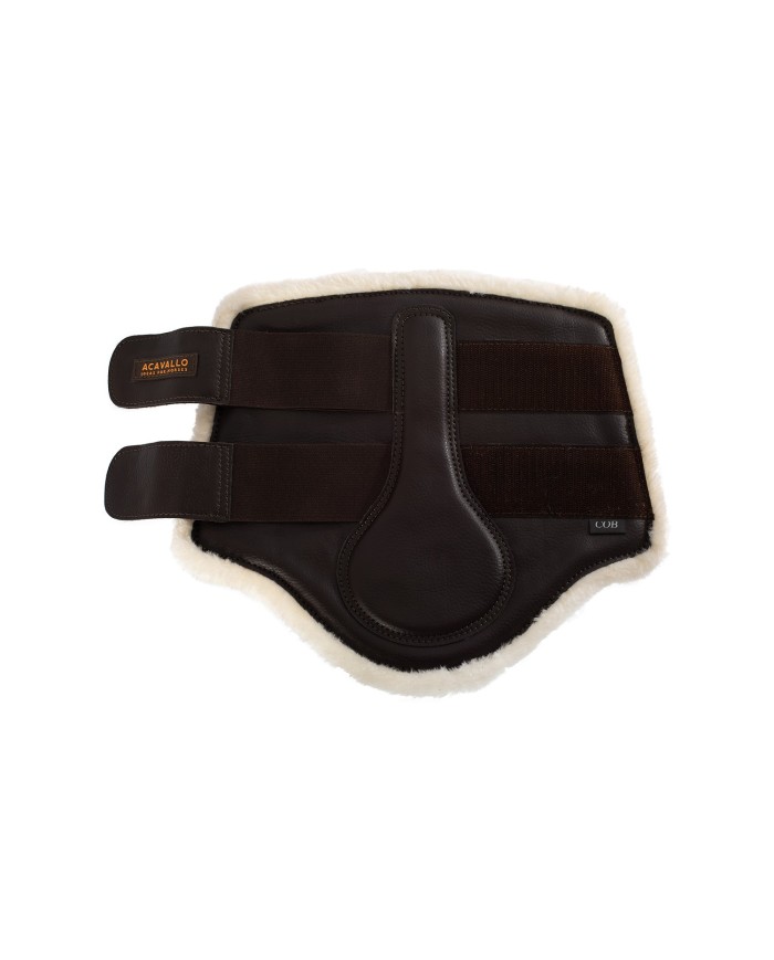 ECO-LEATHER FRONT BRUSHING HORSE BOOTS W/DOUBLE FASTENING