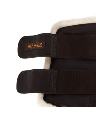ECO-LEATHER FRONT BRUSHING HORSE BOOTS W/DOUBLE FASTENING