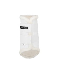 ECO-LEATHER FRONT BRUSHING HORSE BOOTS W/DOUBLE FASTENING