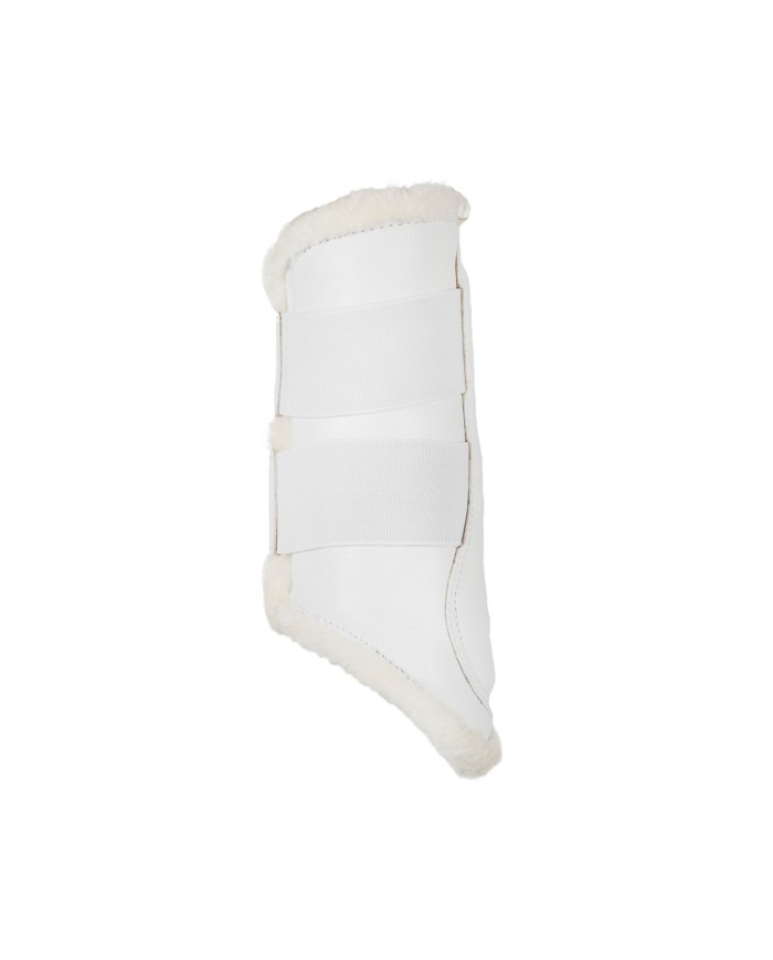 ECO-LEATHER FRONT BRUSHING HORSE BOOTS W/DOUBLE FASTENING