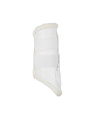 ECO-LEATHER FRONT BRUSHING HORSE BOOTS W/DOUBLE FASTENING