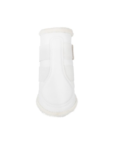 ECO-LEATHER FRONT BRUSHING HORSE BOOTS W/DOUBLE FASTENING