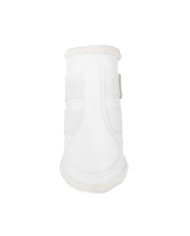 ECO-LEATHER FRONT BRUSHING HORSE BOOTS W/DOUBLE FASTENING