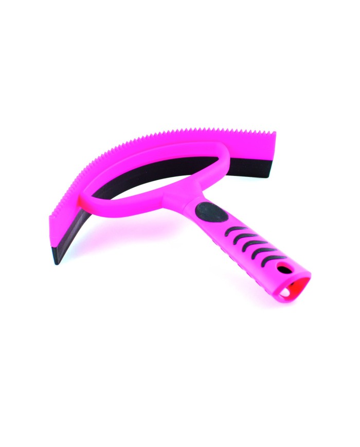ASCIUGA SUDORE PLASTICA CON MANICO ERGONOMICO LIME , FUXIA , TURCHESE
