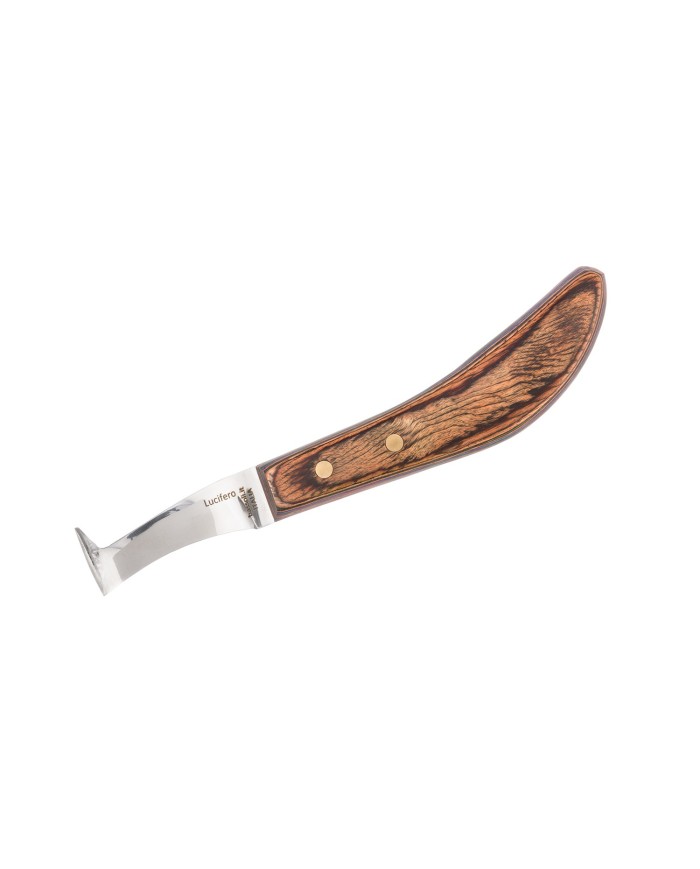 COLTELLO LUCIFERO LAMA CURVA DESTRA CON NETTAPIEDI