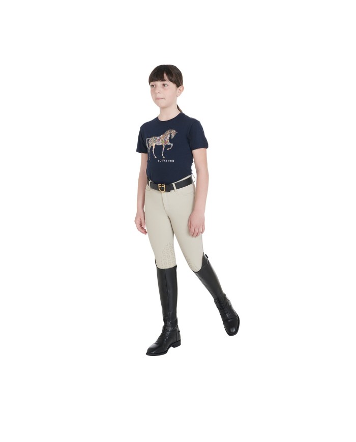T-SHIRT BIMBO/A CAVALLINO