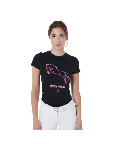 WOMEN S STAY WILD COTTON T-SHIRT