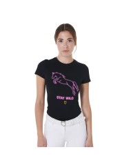 WOMEN S STAY WILD COTTON T-SHIRT