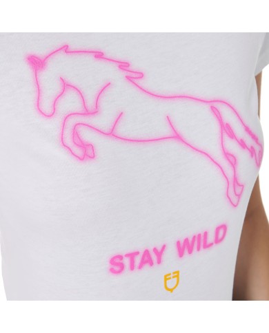 WOMEN S STAY WILD COTTON T-SHIRT