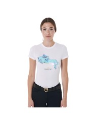 WOMEN S INTERFERENCE JUMP COTTON T-SHIRT
