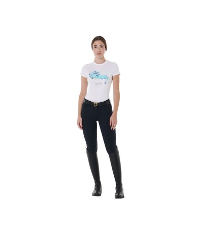 WOMEN S INTERFERENCE JUMP COTTON T-SHIRT