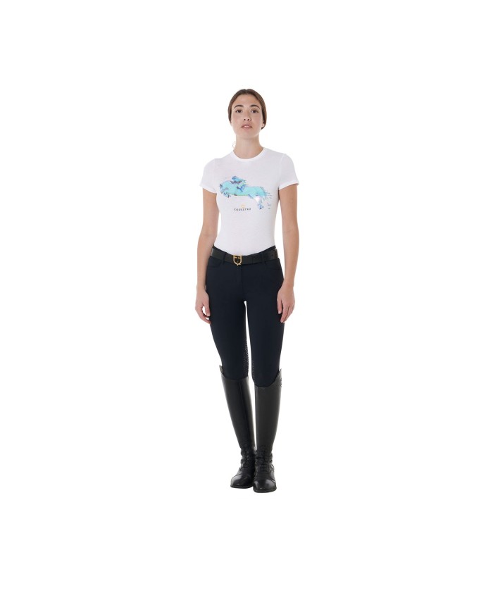 WOMEN S INTERFERENCE JUMP COTTON T-SHIRT