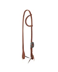 TESTIERA PROFESSIONAL S CHOICE IN CUOIO GRASSO DA 5/8 CON FIBBIA RASP