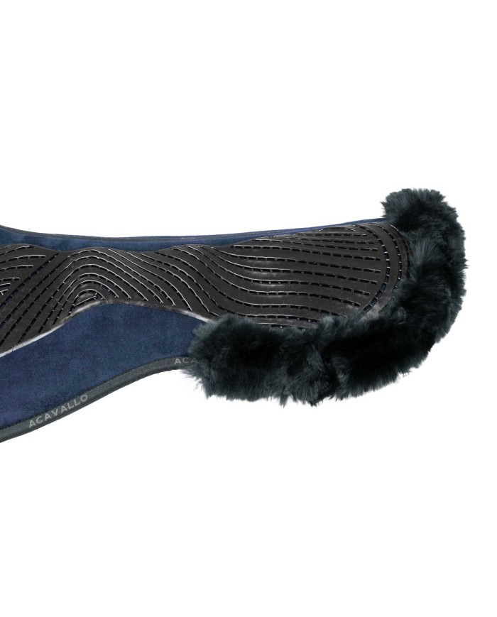 DRESSAGE CLOSE CONTACT GEL & MEMORY FOAM 1/2 PAD W/SHEEPSKIN