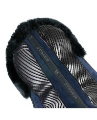 DRESSAGE CLOSE CONTACT GEL & MEMORY FOAM 1/2 PAD W/SHEEPSKIN