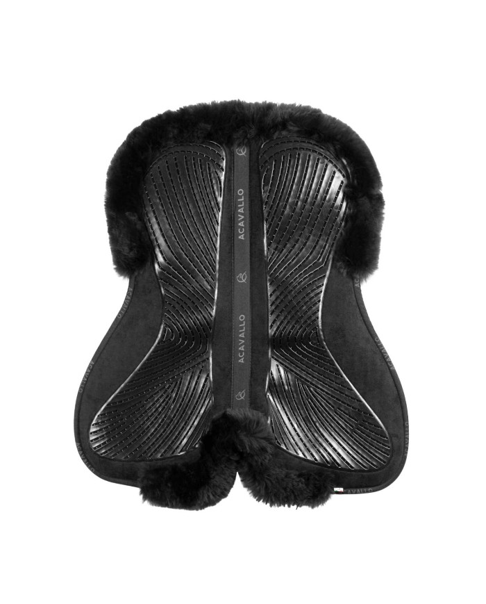 DRESSAGE CLOSE CONTACT GEL & MEMORY FOAM 1/2 PAD W/SHEEPSKIN