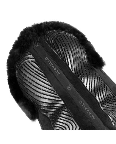 DRESSAGE CLOSE CONTACT GEL & MEMORY FOAM 1/2 PAD W/SHEEPSKIN