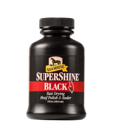 SUPERSHINE BLACK HOOF POLISH ABSORBINE 236ML