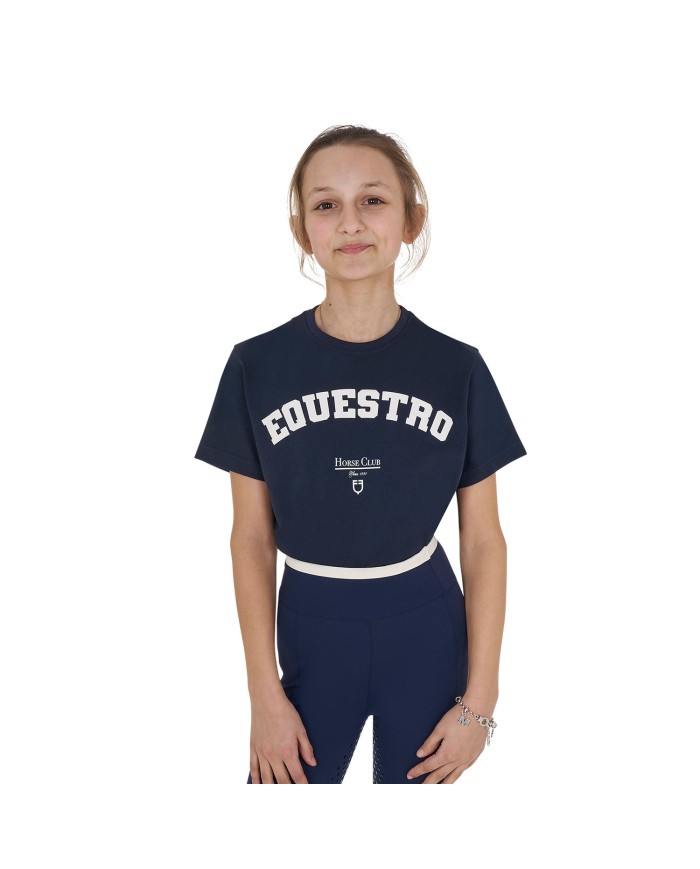 GILR S EQUESTRO HORSE CLUB COTTON T-SHIRT