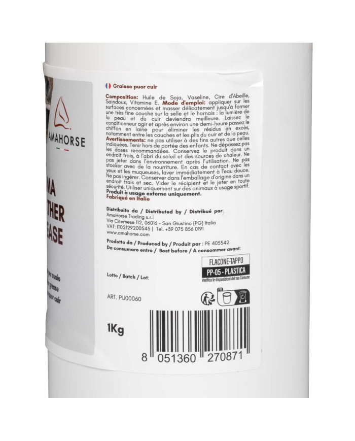 AMA LEATHER GREASE GRASSO PER CUOIO (1 KG)