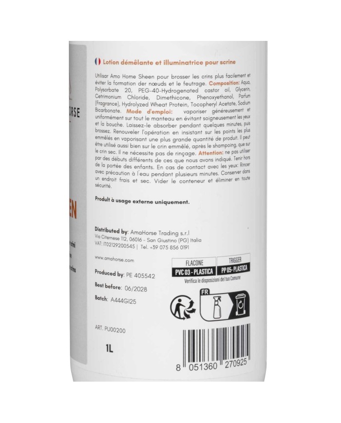 AMA HORSE SHEEN LOZIONE LUCIDANTE SGROVIGLIANTE (1 LT)