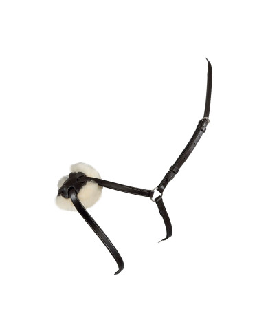 Capezzina messicana in cuoio con chiudibocca Capezzina messicana in cuoio con chiudibocca