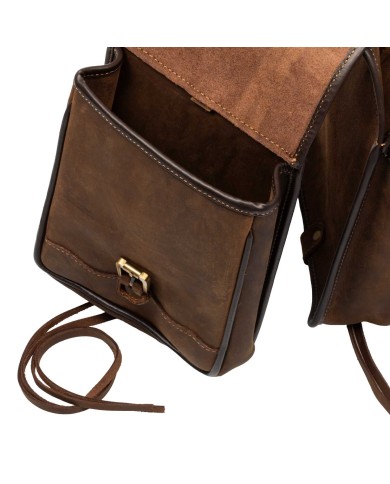 LEATHER POMMEL SADDLE BAG