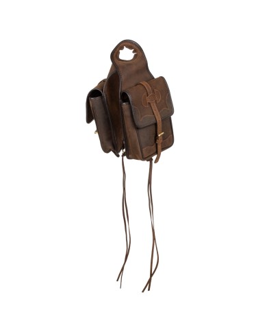 LEATHER POMMEL SADDLE BAG