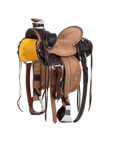 WESTERN WADE RACH FLOWER TOOLING REVERSE SADDLE