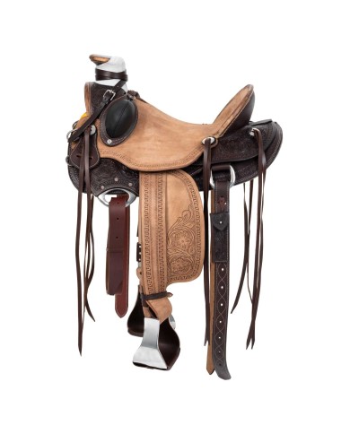 WESTERN WADE RACH FLOWER TOOLING REVERSE SADDLE